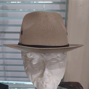 Grand Hunter Mens Modern Molded Open Summer Hat One Size Mexico made Sun Hat